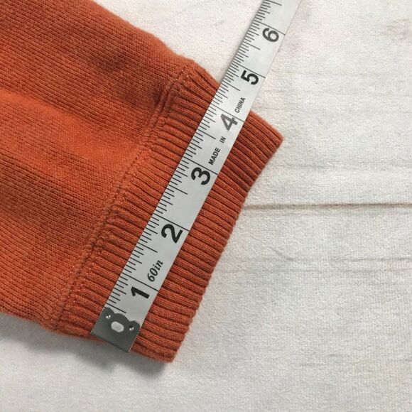 Tommy Bahama Men's Quarter-Zip Pullover Orange Sweater - Picture 6 of 11